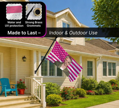 3x5 Ft Drew Flag Single Sided Music Starkey with 2 Grommets - American Music 2024 Polyester Flags - Funny House Cool Tapestry for Garden Yard Party