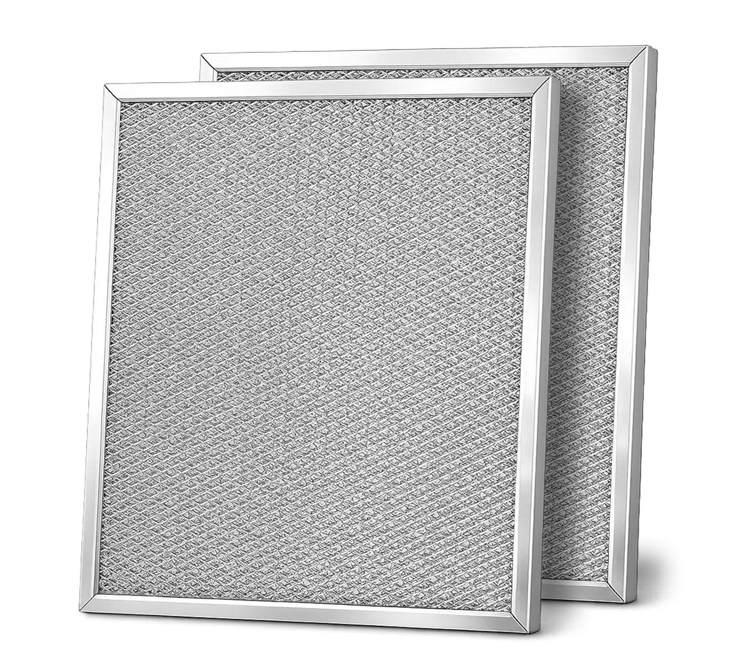 Set of 2 Aluminum Range Hood Filters 8 1/4” x 10”x 0.09"Th - Grease Filters for Range Hood - Camper Metal Tiny House - Hoods Stove Vent Filter